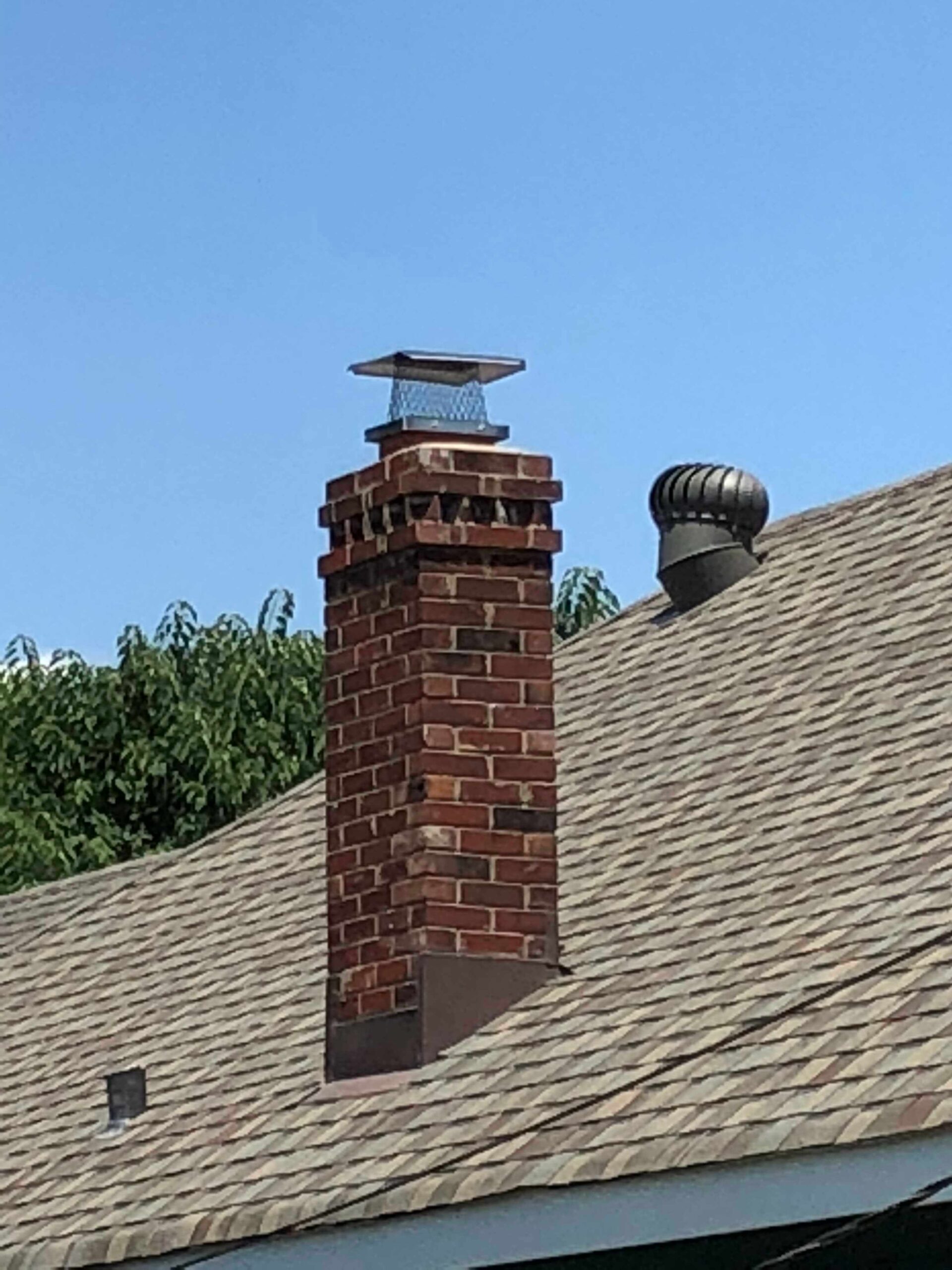 Damaged chimney damper requiring repair by S.O. Chimney Burlington