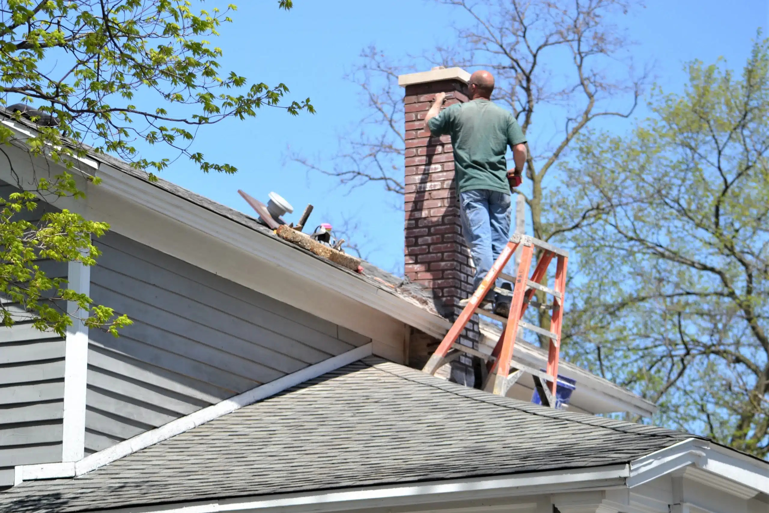 Chimney damper repair