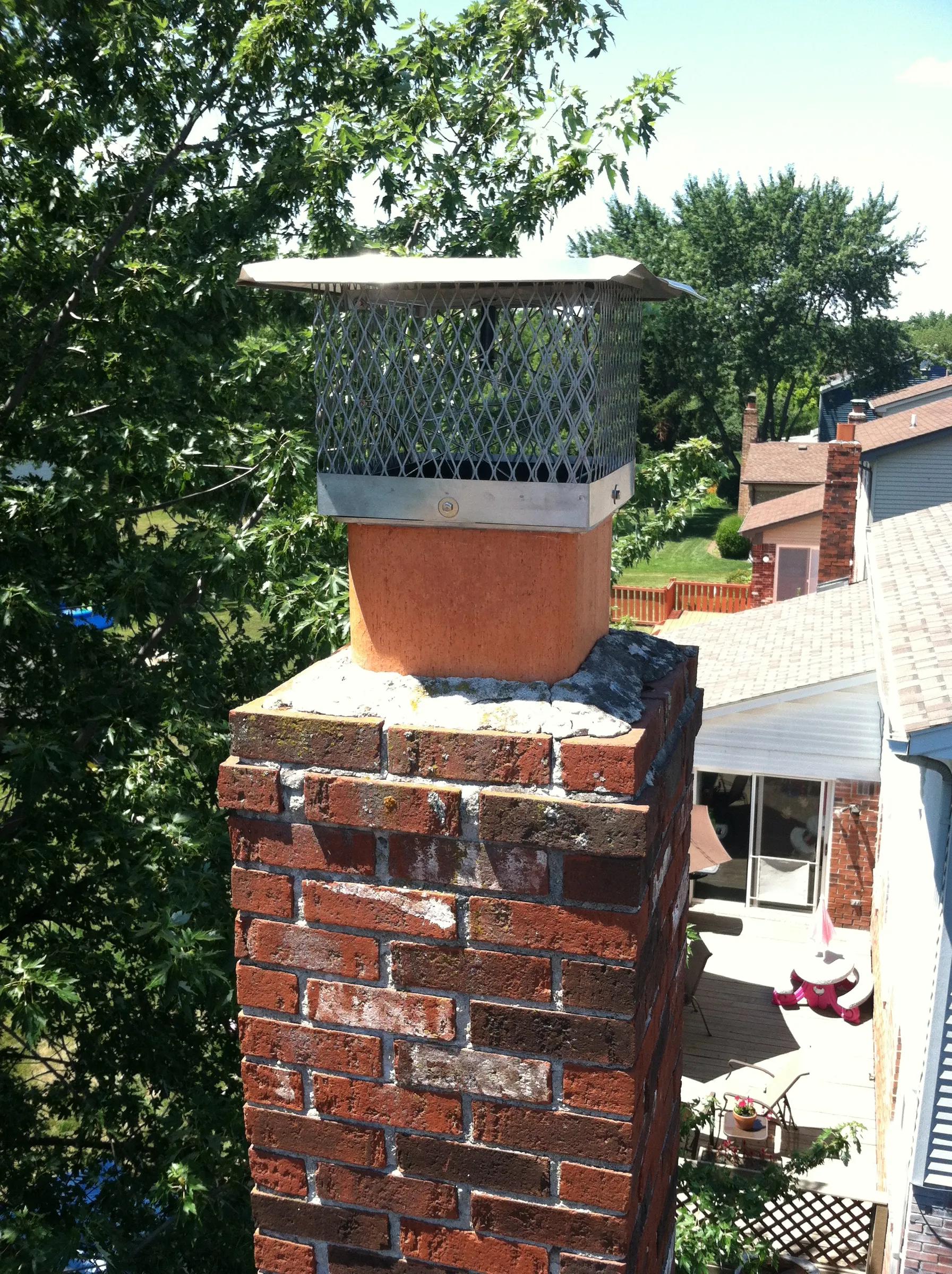 Properly repaired chimney damper restoring energy efficiency by S.O. Chimney Burlington