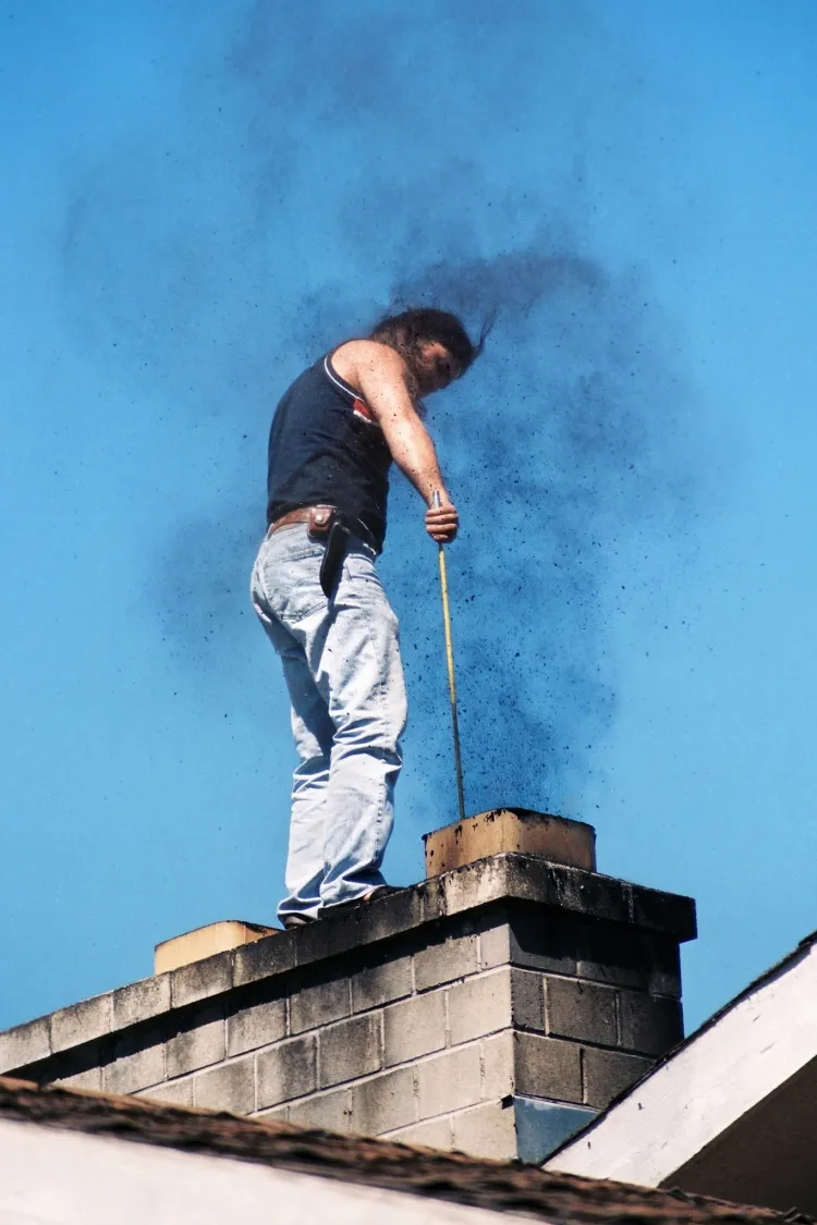 Chimney repair restoration process by S.O. Chimney Burlington