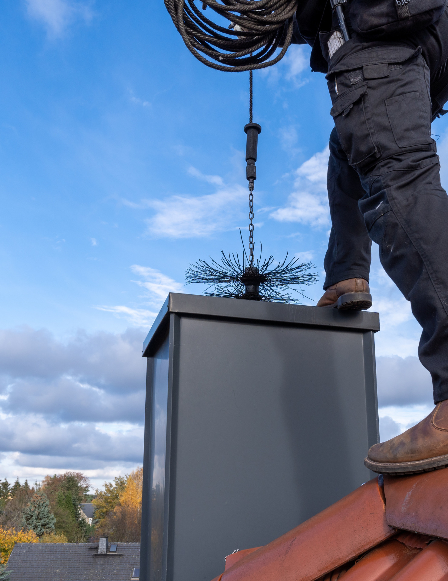 Professional chimney inspection services by S.O. Chimney Burlington